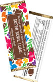 super bowl luau favors - candy bar wrappers
